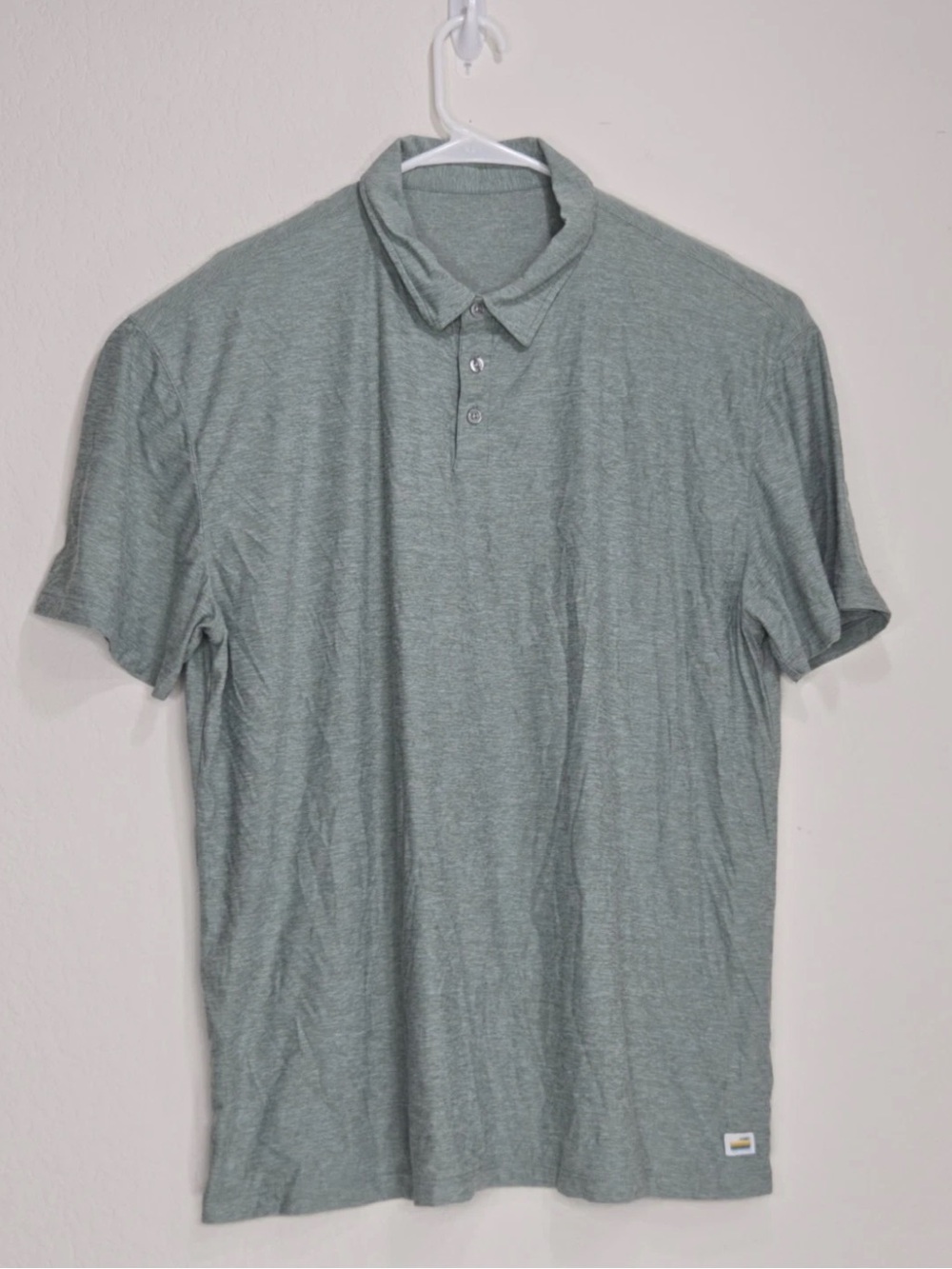 Vuori Strato Tech Polo Heather Green Stretch V188 Size XXL Mens